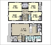A棟間取りイメージ